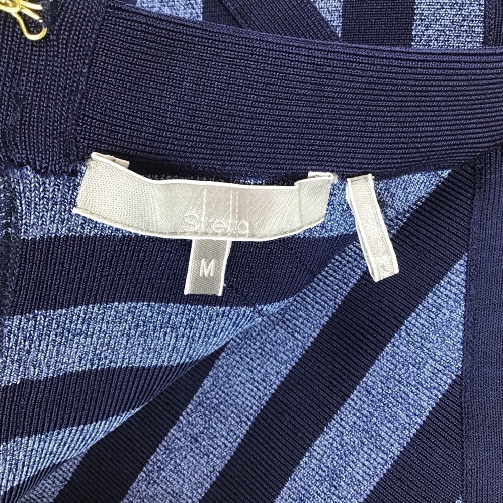 Stretta Aria Bandage Skirt in Blue l Size Medium - Picture 6 of 8